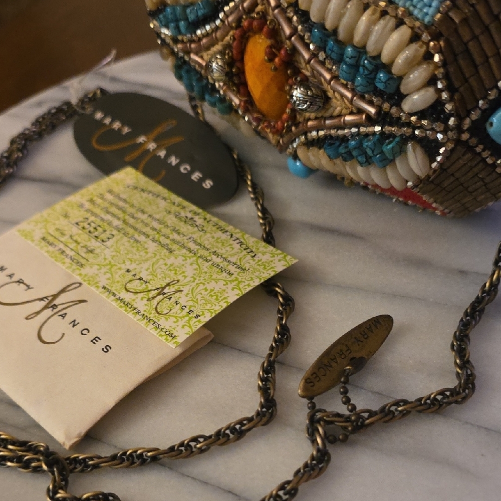 Mary Frances Multicolor Beaded Clutch - Picture 10 of 16